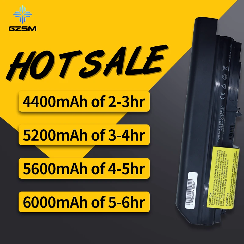 HSW ноутбука аккумулятор для IBM lenovo ThinkPad T61 R61 R61i батареи T61u Батарея R400 T400 |