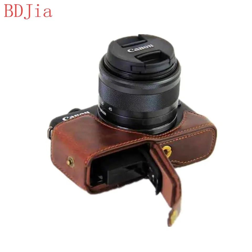 Новый роскошный кожаный чехол для камеры Canon EOS M10 M100 M200 цифровой из искусственной