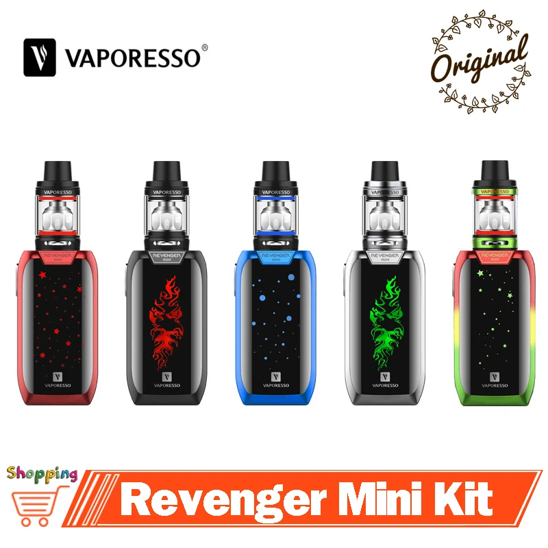 Оригинальный Vaporesso Revenger Mini Kit Vape с 85 Вт небольшой бокс мод 2 мл/3 5 мл NRG SE Танк 2500 мАч