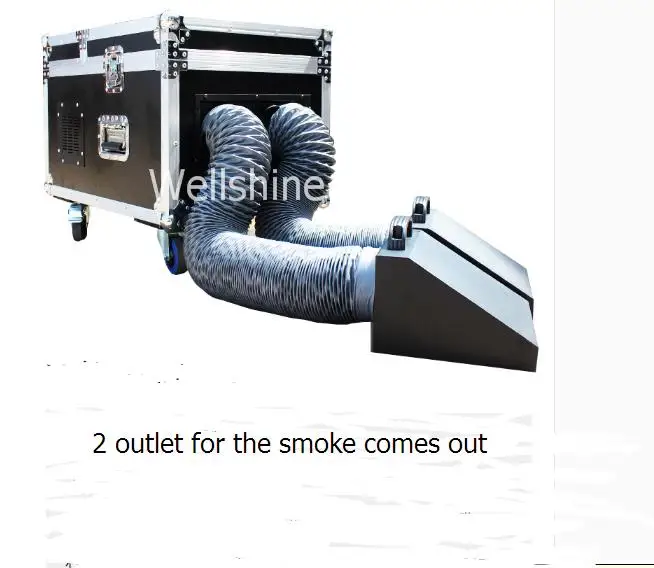 Бесплатная доставка 3000 Вт вода низкая противотуманная машина использовать