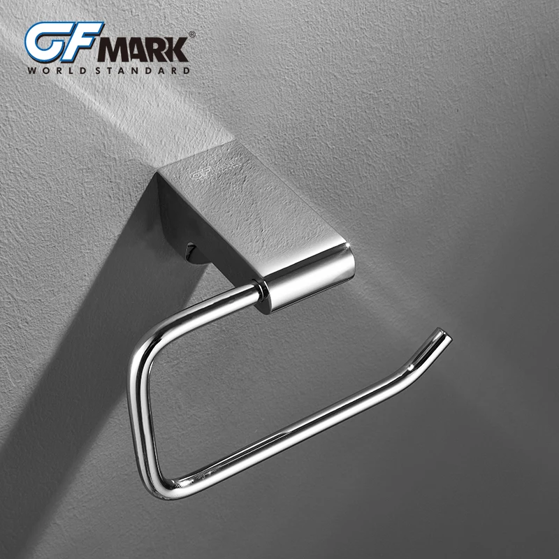 GFmark держатель для туалетной бумаги хромированный рулонный держатель для бумаги настенное крепление для ванной крепежные принадлежности WC Rol Klep WC Rolhouder