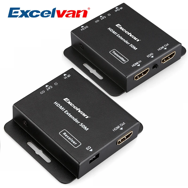 HDV E50C HD 1080P HDMI удлинитель по одному 50 м/164ft UTP кабели с ИК управлением Поддержка и HDCP