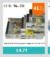 Новые Трансформаторы освещения AC100-240V к DC 5 V 20A 100 W Регулируемый импульсный источник питания