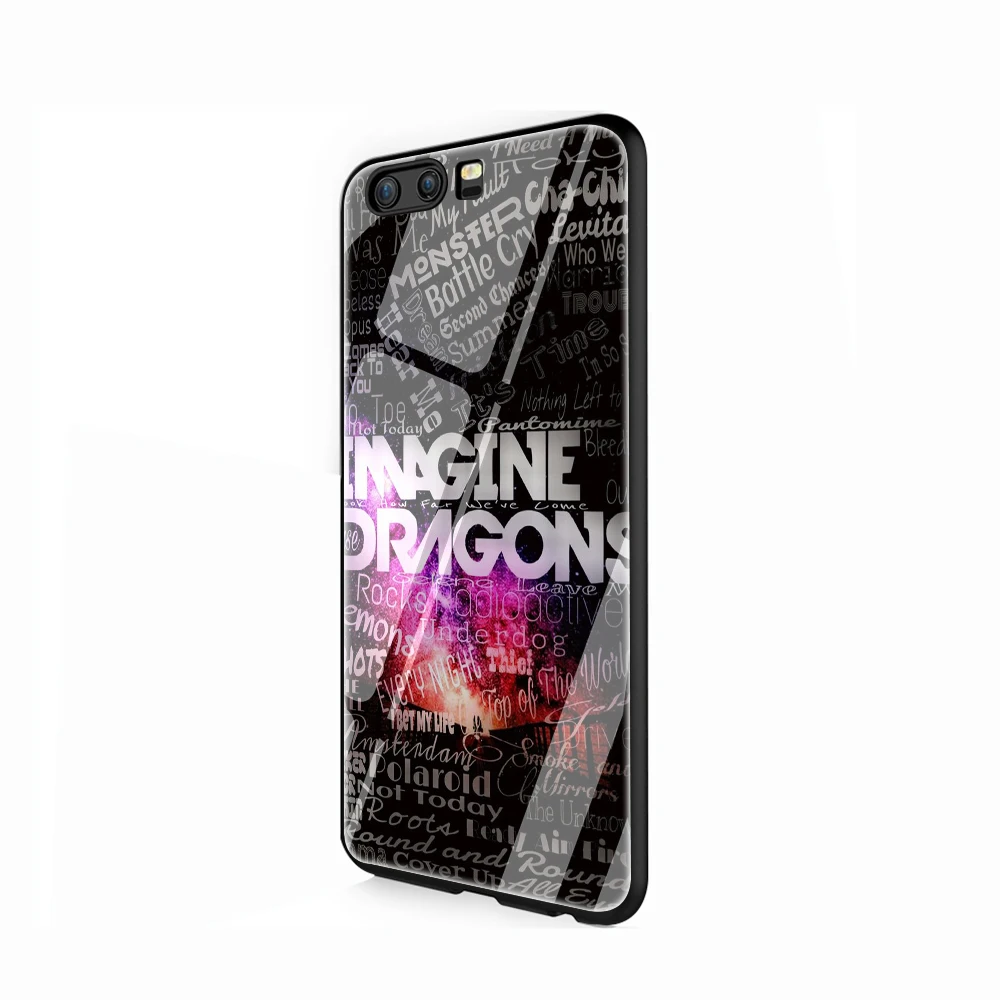 Чехол для телефона из закаленного стекла с принтом «Imagine Dragon music» для huawei Y9 Honor 8X 7A pro P10 20 Lite Pro mate 20 Lite Pro - Цвет: G1