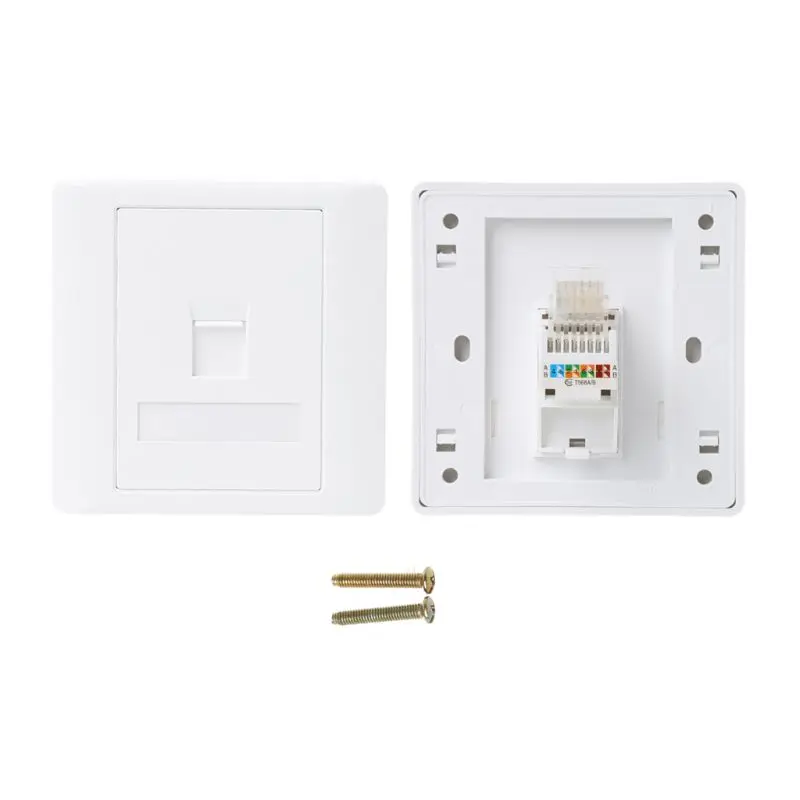 86 Тип компьютерная розетка панель CAT5E сетевой модуль RJ45 кабель интерфейс розетки электрооборудования