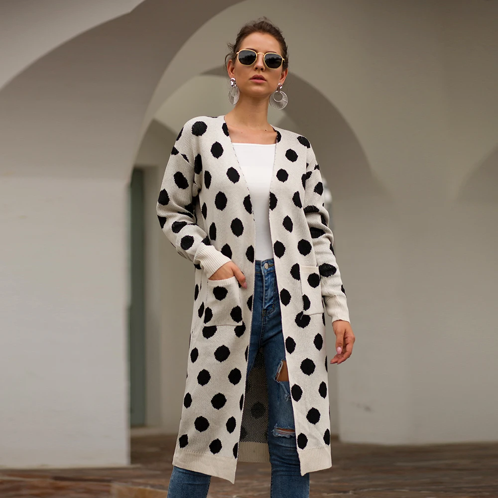 Женские кардиганы длинный свитер вязаный женский зимние свитера для женщин с