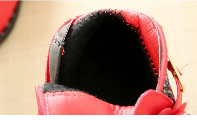 Детские зимние ботинки с кроличьим мехом и плюшевой подкладкой | Детская одежда