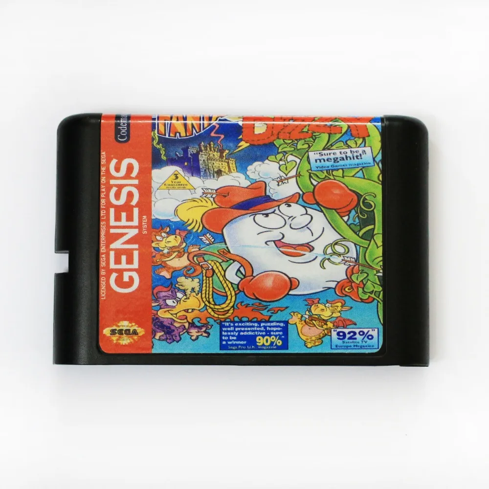 

Фантастическая игра Dizzy 16 бит MD для Sega Mega Drive для SEGA Genesis