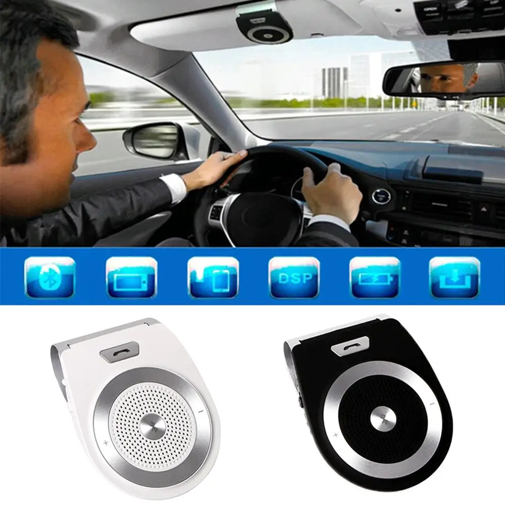 Новый Bluetooth автомобильный комплект Громкая связь динамик телефон Поддержка 4 1 EDR