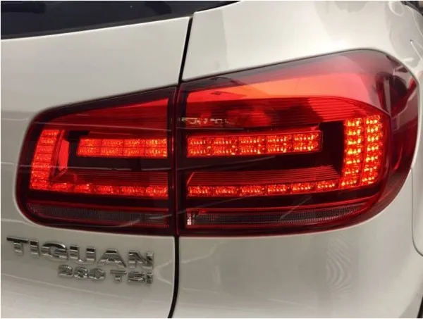 KOWELL автомобильный Стайлинг для VW Tiguan задний светильник s 2013- Volks wgen Tiguan светодиодный задний светильник задний фонарь DRL+ тормоз+ Парк+ сигнал