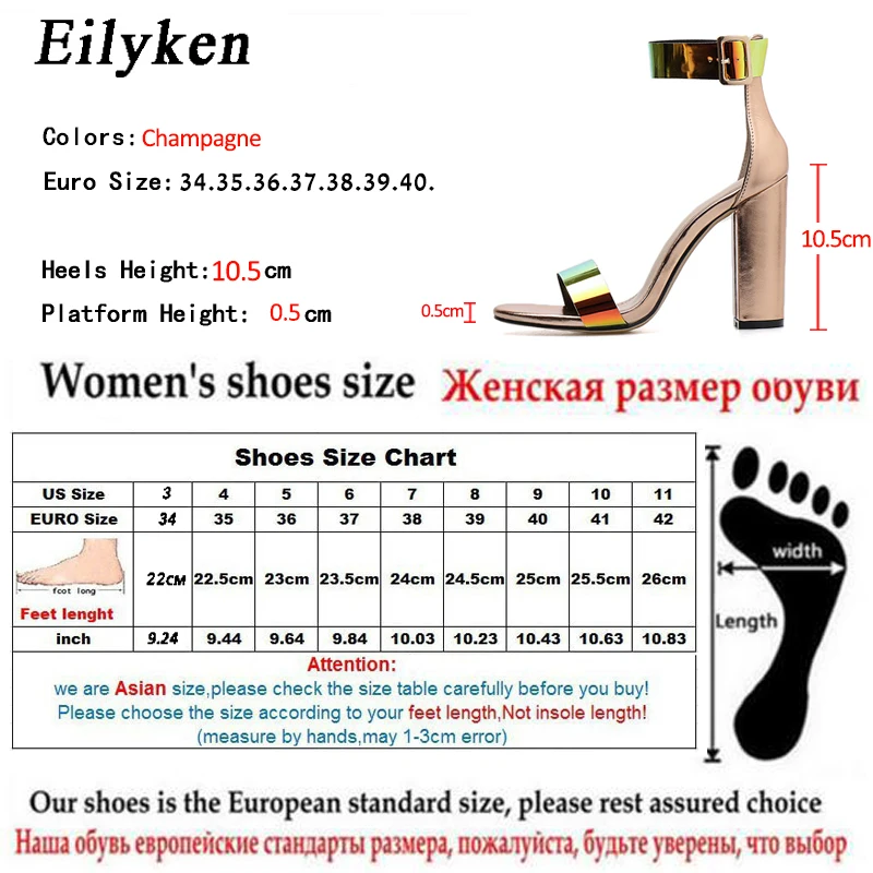 Eilyken/летние женские босоножки Новинка 2021 года Элегантные сандалии гладиаторы на