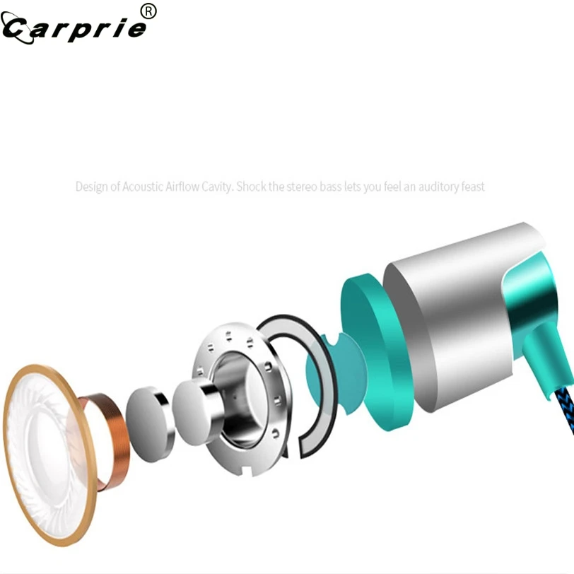 CARPRIE Earphones Universal 3.5mm In-Ear Stereo Earbuds Earphone With Mic For Samsung for xiaomi iphone Cell Phone 90508 | Электроника