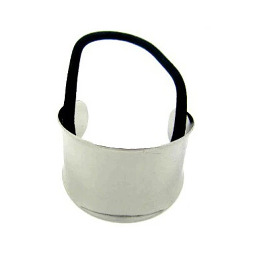 LNRRABC Панк Сплав металлическое золото серебро Эластичный волос Веревка Галстуки