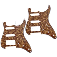 2pcs cinnamon pearl ssh electric guitar pickguard for electric strat style replacement