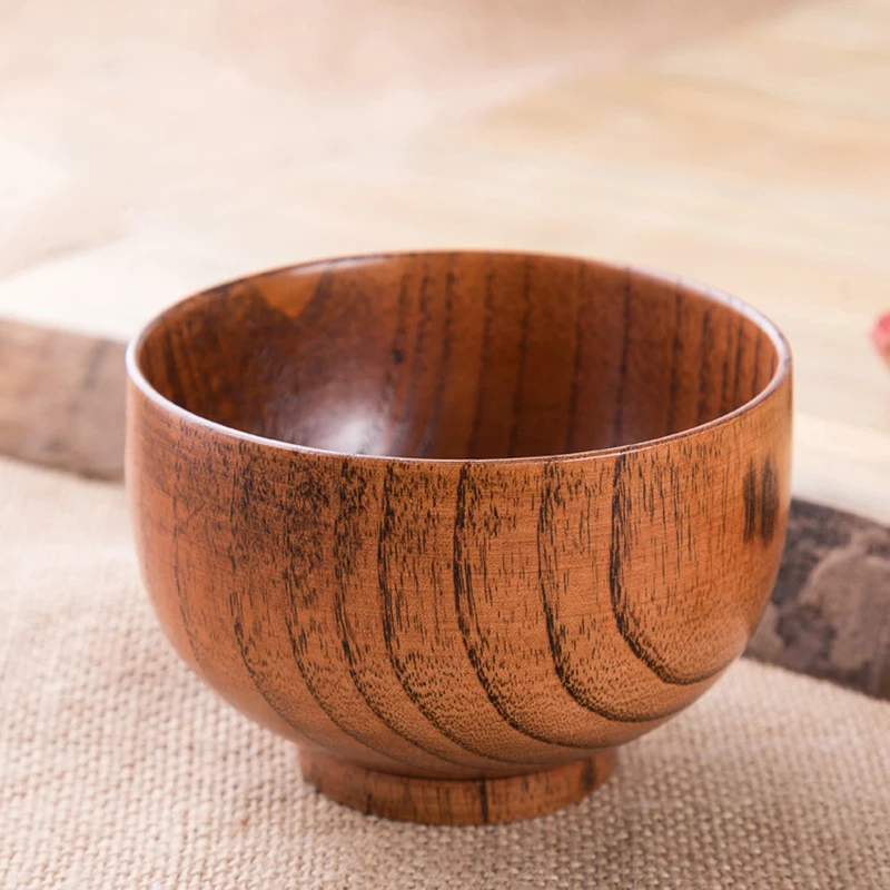 Уникальная миска из натурального дерева лапша ручной работы для фруктового