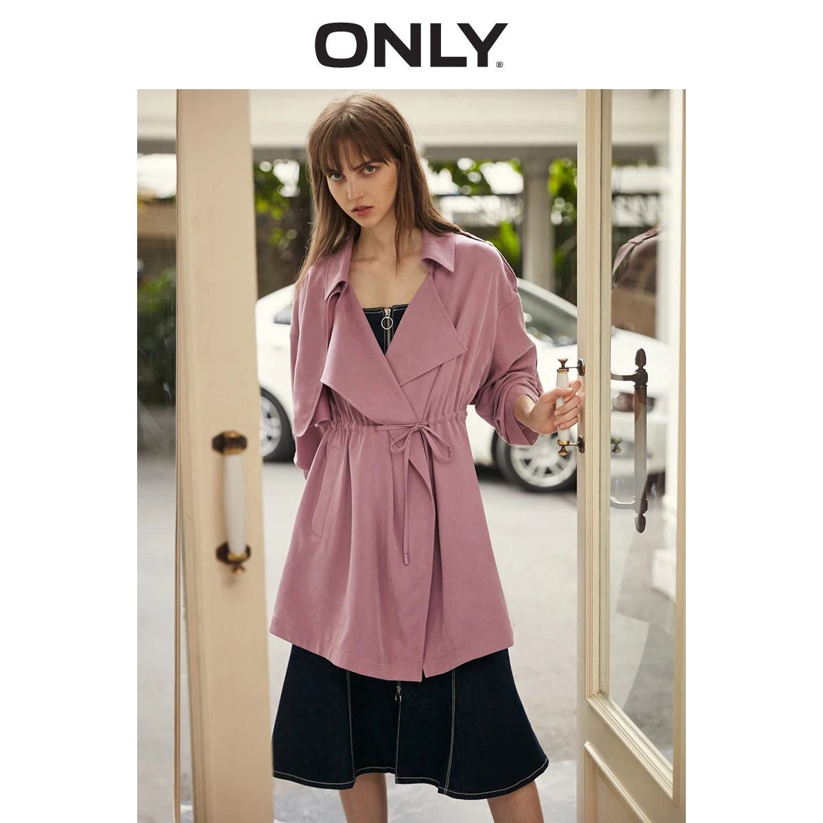 WISTFUL MAUVE Только женская Свободная Повседневная ветровка | 119136560 - Цвет: WISTFUL MAUVE