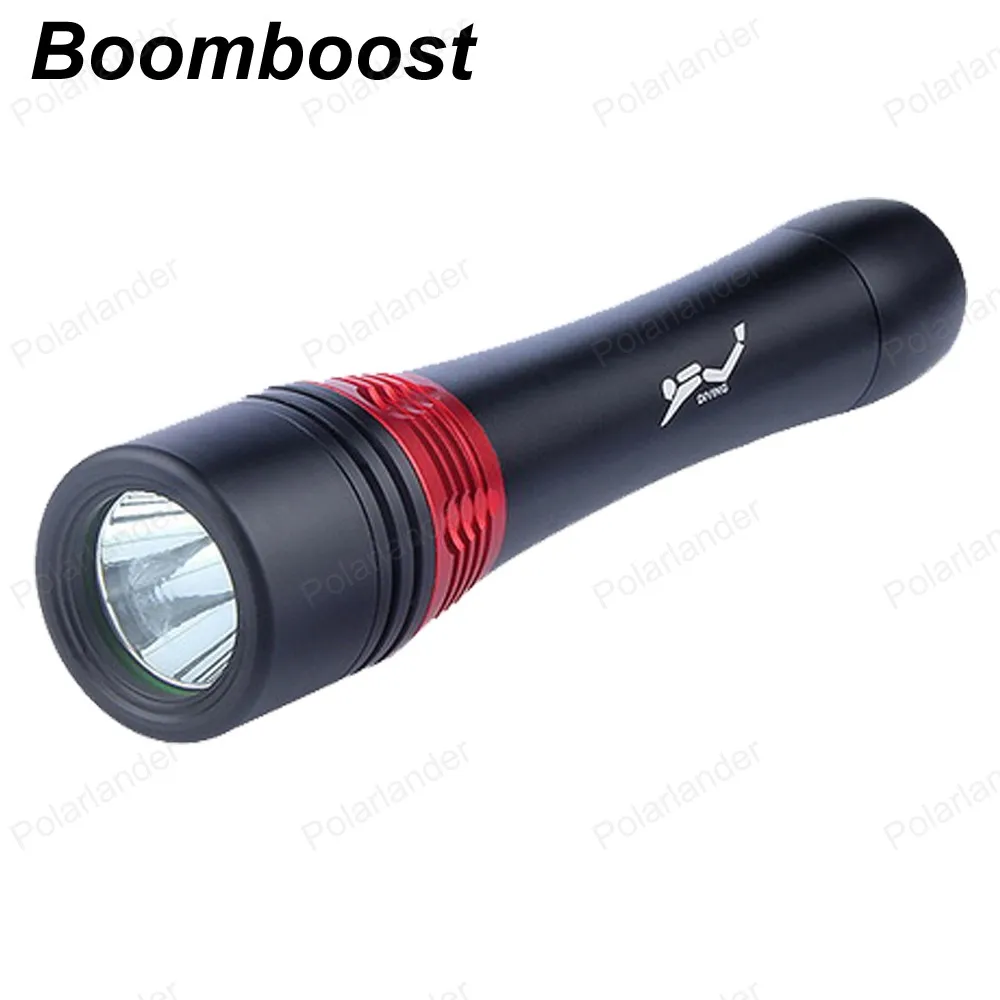 Boomboost свет патруль фонарик дайвинг черный/красный led лампы для повседневного