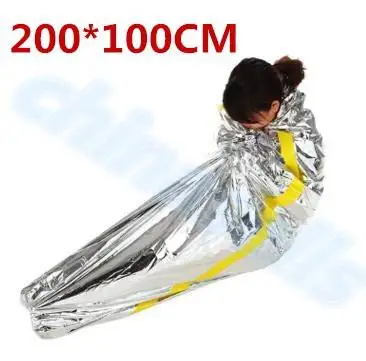 50pcs first aid Outdoor life-saving deal Portable Waterproof Reusable Emergency Rescue Foil Camping Survival Sleeping Bag | Спорт и