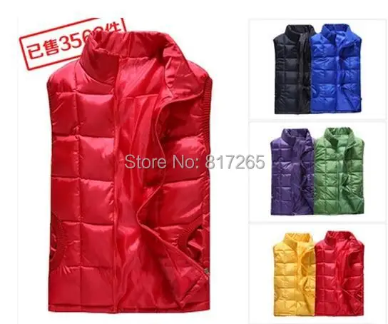 Зимний женский Повседневный жилет без рукавов Модный высококачественный новый