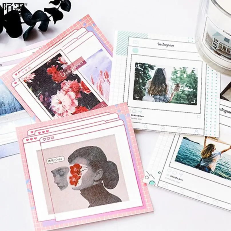 40 шт./лот стикеры в стиле ретро для путешествий кофе Life Label Notes Post Memo Pad милые