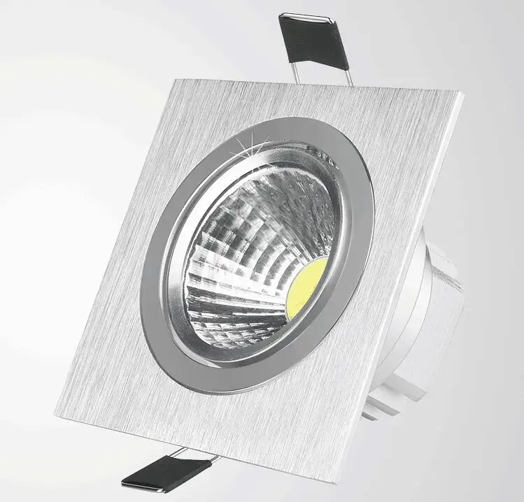 10PCS Square Bright Recessed LED Dimmable Downlight COB 7W 9W 12W Spot light decoration Ceiling Lamp AC 110V 220V | Лампы и освещение