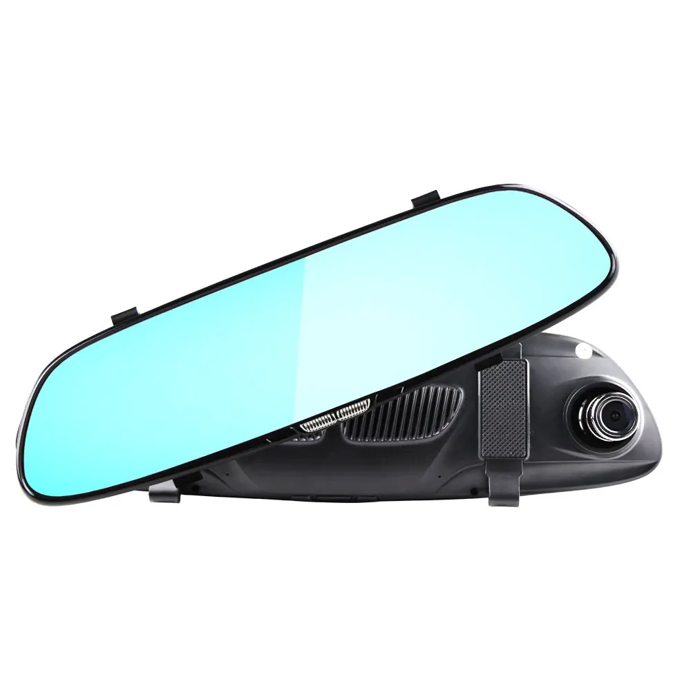 Kklusb 7 &quot3G Wi-Fi Car Камера DVR GPS Bluetooth Двойной объектив Зеркало заднего вида видео