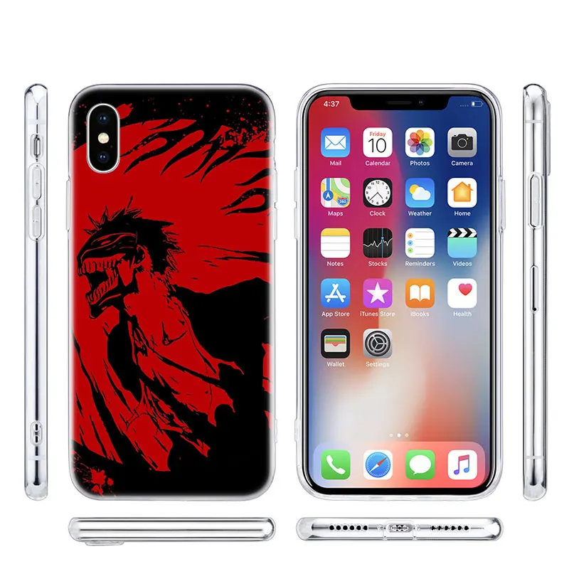 Модный силиконовый чехол с аниме отбеливателем ichigo для Apple iPhones 11 Pro XS Max X XR 7 8 6 6s Plus