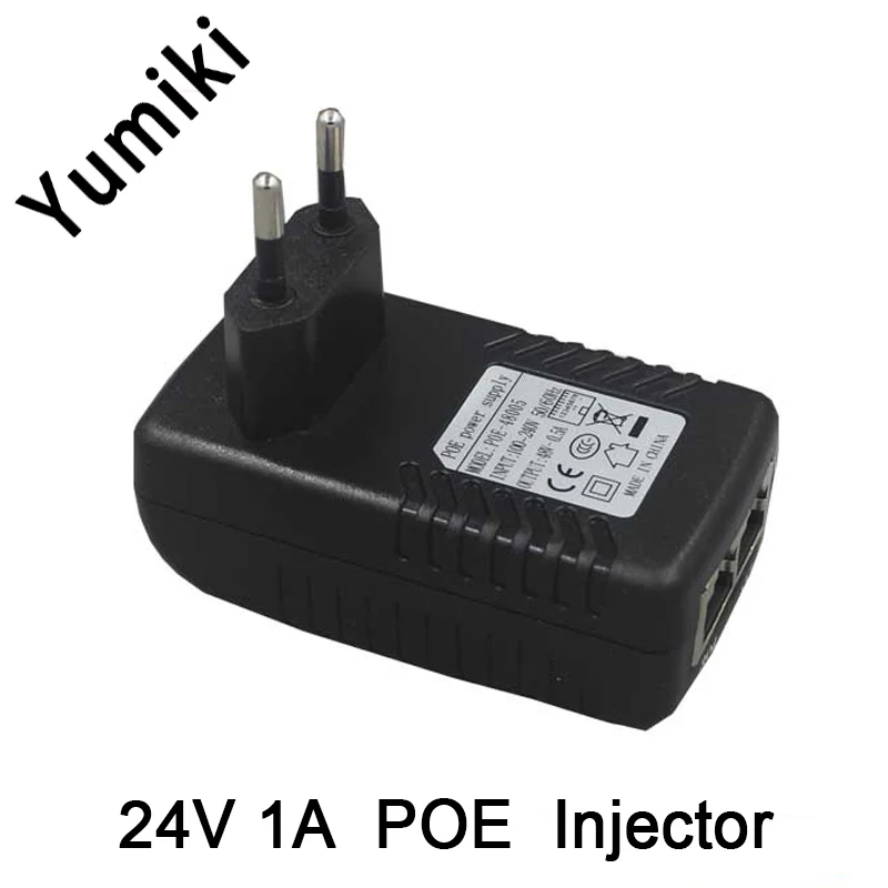 DC24V 1A 24 Вт источник питания от сети Ethernet для IP CCTV камера Камера POE Инжектор
