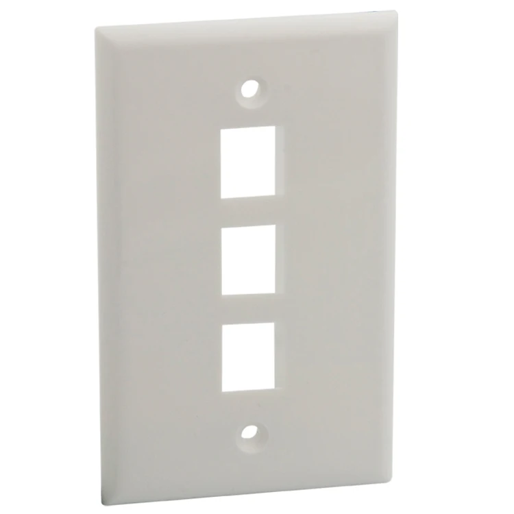 Настенная пластина с тремя портами 114X70 мм|wall plate|keystone wall platekeystone |
