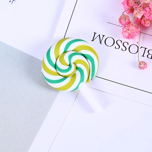 O 1 шт. Радужный леденец Fimo для слизи DIY конфеты полимерный наполнитель для поставки слаймов аксессуары игрушки Lizun талисманы моделирование глиняная игрушка - Цвет: O