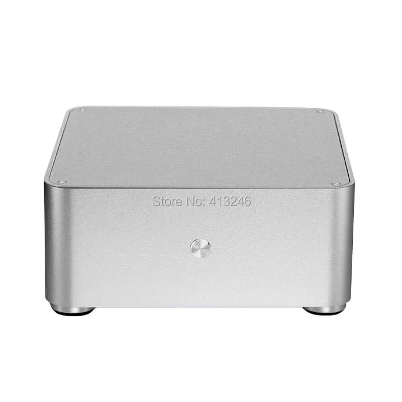 Мини Чехол itx pc Алюминиевый HTPC чехол для компьютера W80 модель Поддержка wifi COM