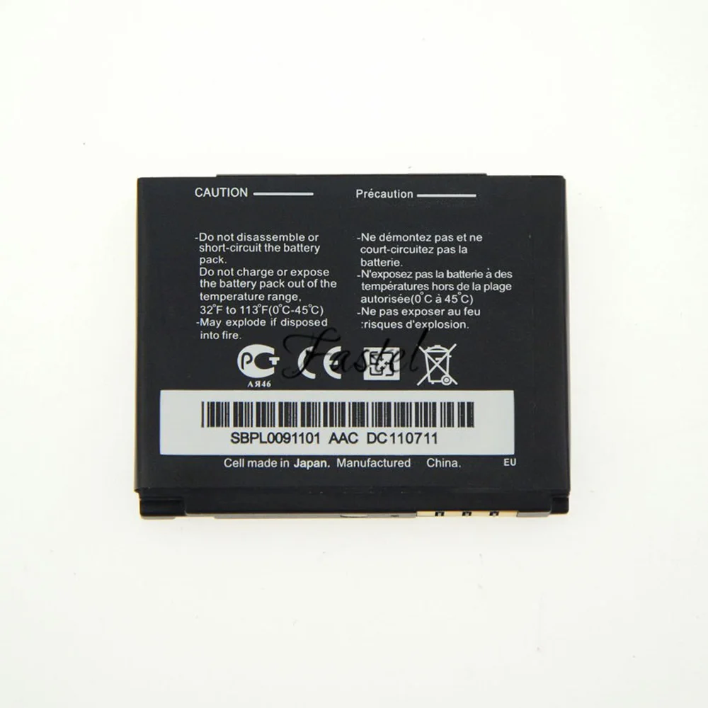 Мобильный телефон hkfatel аккумулятор 580A для LG CU915 Vu/CU920 Vu TV/HB620T/KB770/KC780/KC910/KC910i Renoir|mobile
