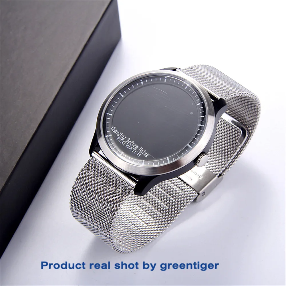 Greentiger N58 ЭКГ PPG Смарт часы монитор сердечного ритма кровяное давление smartwatch ЭКГ дисплей сна фитнес трекер Android IOS