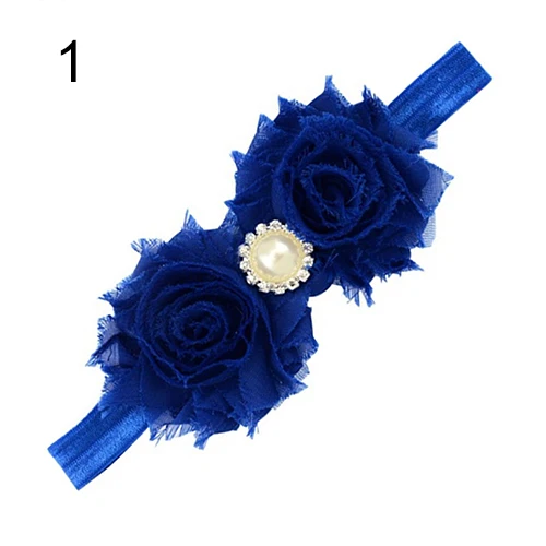 Bluelans Baby Infant Toddler Girl Faux Pearl Rhinestone Flower Headband Hair Band Headdress |