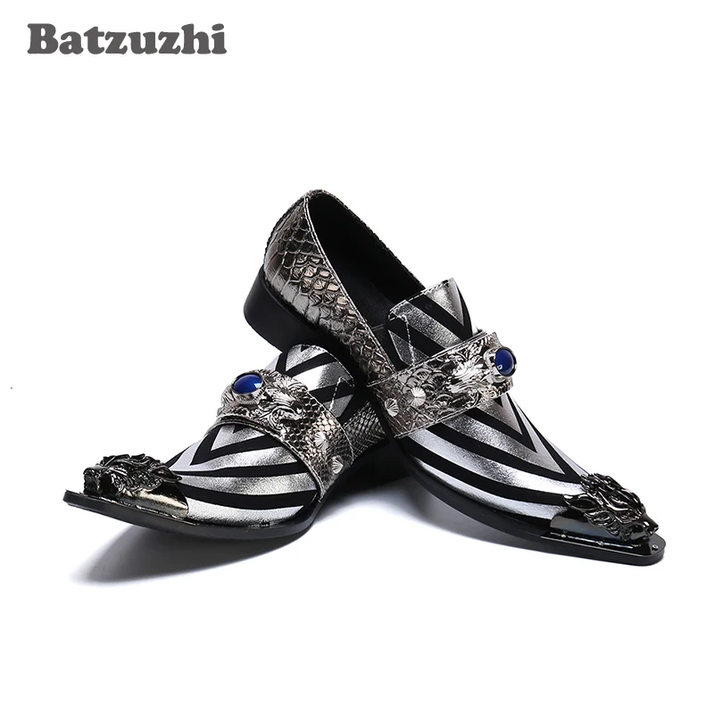 

Batzuzhi Formal Oxford Shoes Men Italian Type Men Dress Shoes Pointed Toe Leather Party Wedding Men Shoes Chaussures Hommeses