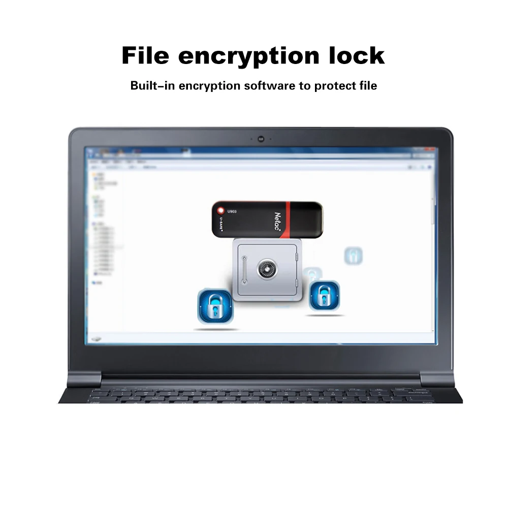 Netac U903 флеш-диск USB 2,0 8 ГБ 16 ГБ 32 ГБ 64 ГБ флеш-накопитель карта памяти высокоскоростной флеш-накопитель Пластиковый накопитель