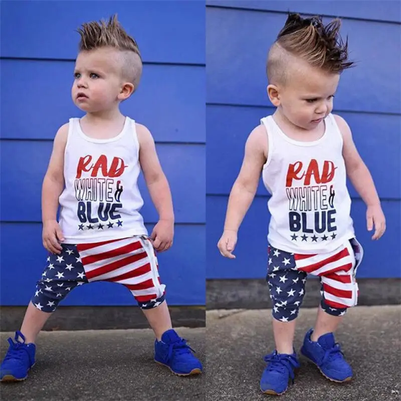 Топы в полоску со звездами для маленьких мальчиков и девочек жилет футболка