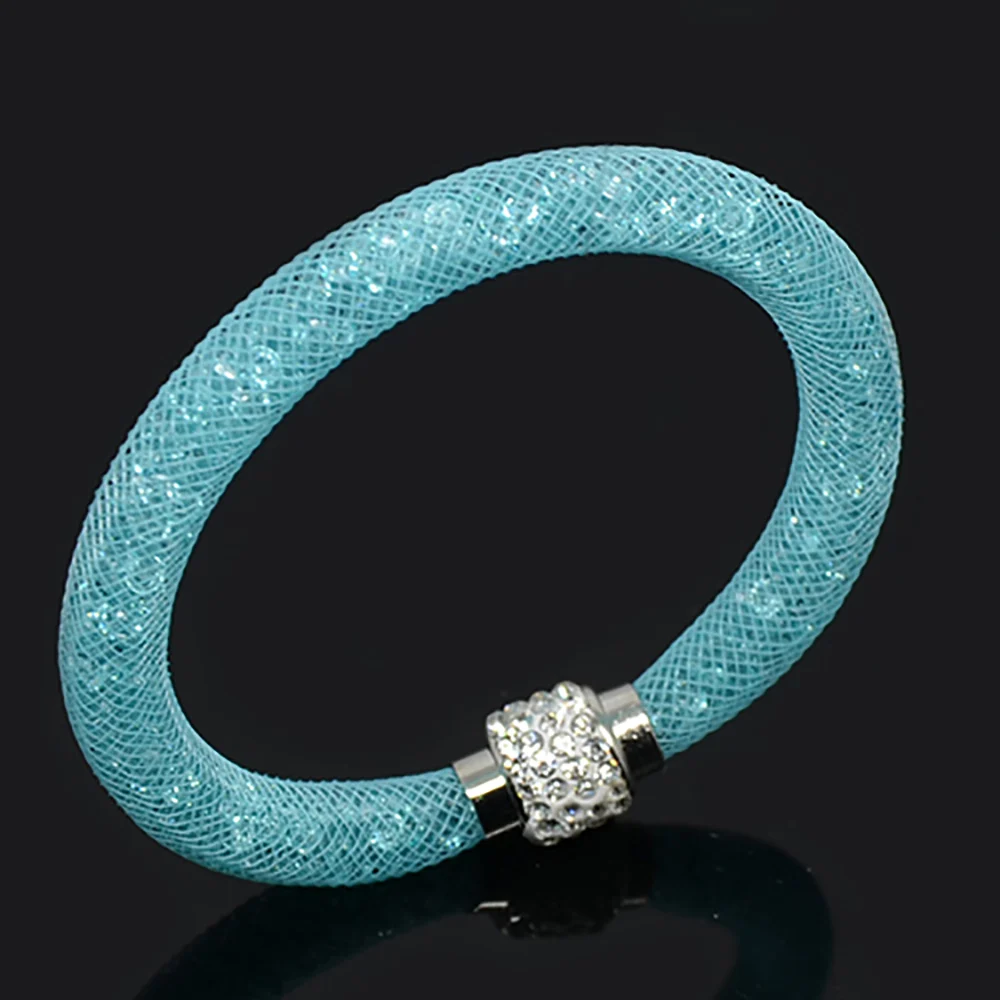 Женский сетчатый Браслет Chanfar многоцветный браслет с металлической магнитной