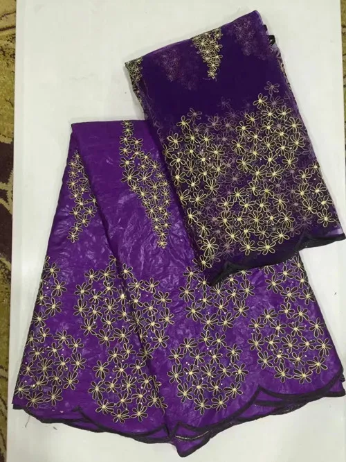 Beaded bazin riche getzner African fabric guipure lace high quality embroidery fabrics brode 08 | Дом и сад