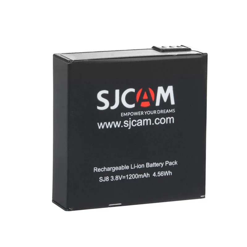 SJCAM SJ8 Pro Аккумулятор 2 шт. 1200 мАч литий-ионные аккумуляторы для SJ Cam SJ8 Plus экшн-камера для SJ8 Air Sport камера