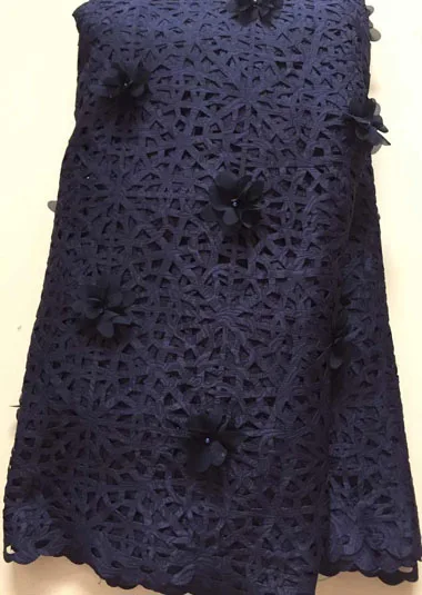 Hot selling laser cut lace fabric high quality 3d appliqued african fabrics for wedding dresses HLL3173 | Дом и сад