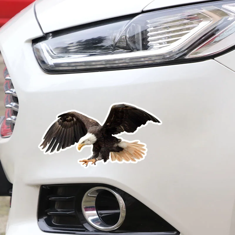 YJZT 17 7 см * 9 2 Flying Fierce Eagle ПВХ Высокое качество стикер автомобиля 11 01190|Наклейки на