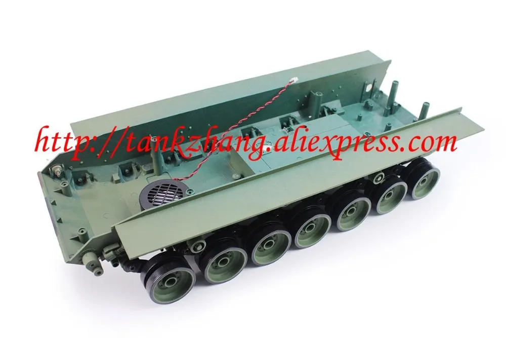 HENG LONG 3889/3889 1 RC tank Leopard 2 A6 1/16 Запасные части № 3889 AC008 пластиковый шасси с основными
