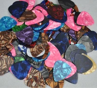 lots of 50 pcs new thin 0 46mm blank guitar picks celluloid no print assorted colors