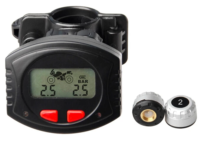 Система контроля давления в шинах мотоциклов TPMS с беспроводным внешним сенсором