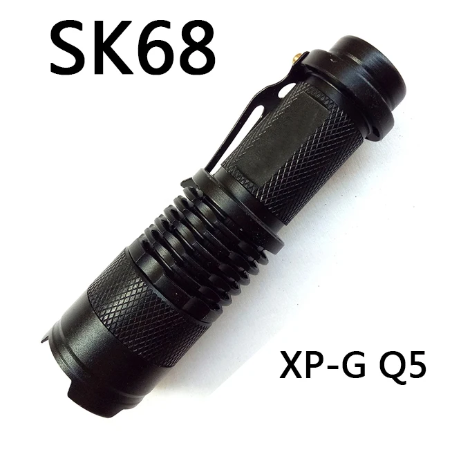 SK68 Litwod Z35SK68C светодиодный мини-фонарик XPE+ COB Zoom водонепроницаемый алюминиевый фонарь с 4 режимами работы с батареей 14500 или AA для работы в кемпинге - Испускаемый цвет: SK68