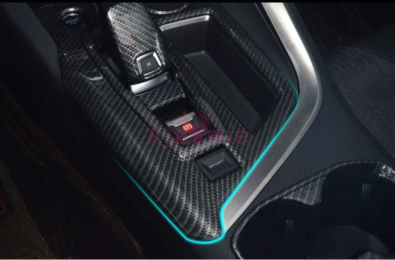 Аксессуары для Peugeot 5008 3008 GT 2017 2018 внутренняя часть из углеродного волокна цветная