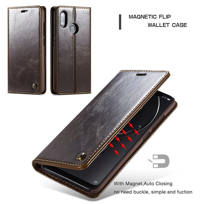 Магнитный кожаный чехол для Xiaomi mi 8 mi 5 Red mi примечание 6 Pro Чехол-портмоне с отделением для карт чехол для спортивной камеры Xiao mi Red mi 6 6A 6 Pro Note 3 флип-чехол для телефона
