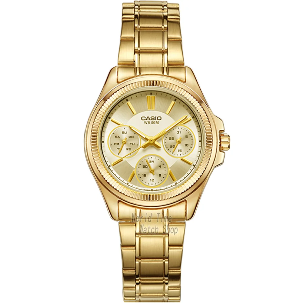 LTP2088G9A-1 Casio смотреть женские часы лучший бренд класса люкс 50м Водонепроницаемый Кварцевые часы женские Подарки Светящиеся Часы Спортивные часы Бизнес классические женские часы reloj mujer relogio feminino zegarek damski - Цвет: LTP2088G9A-1