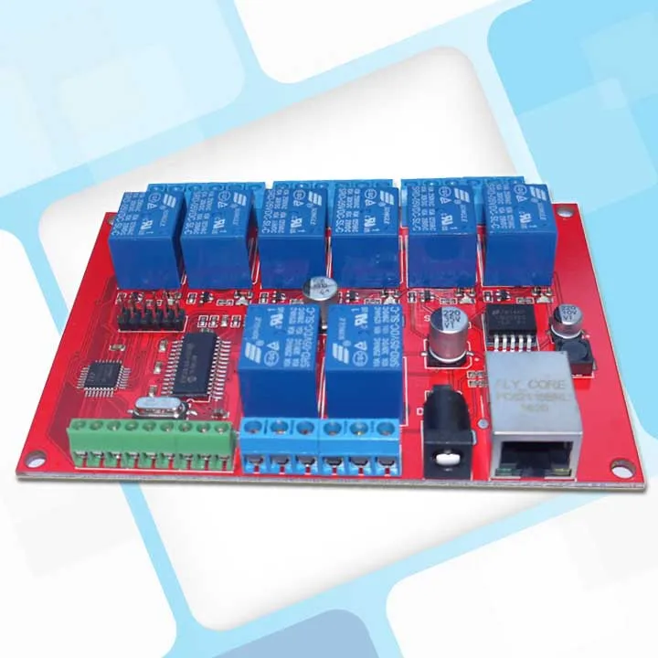 8 Way Ethernet Relay Network Switch Point Delay TCPUDP Module Controller | Бытовая техника